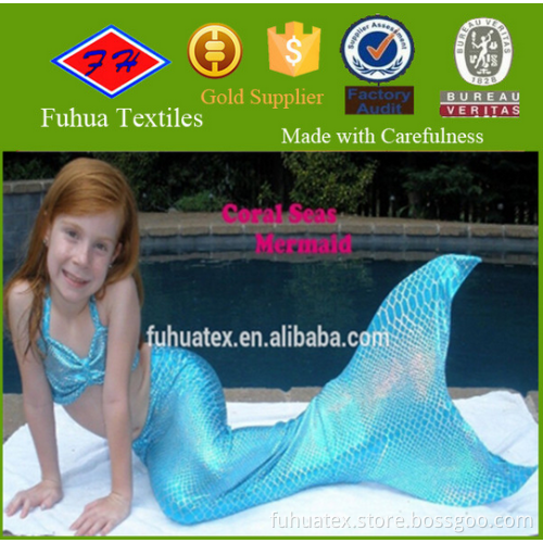 fish scale rayon nylon spandex ponte de roma fabric